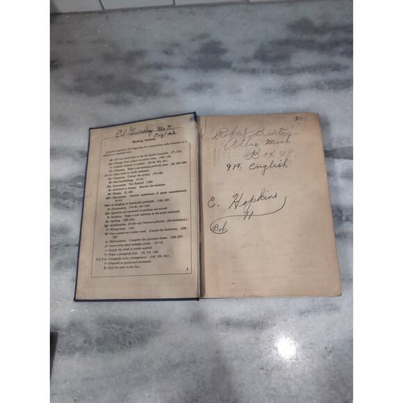 English In Action:‎ Course One by J. C. Tressler, Educational Hardcover, 1930 - Picture 2 of 8